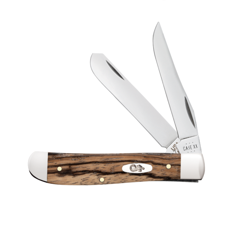 Natural Zebra Wood Mini Trapper Knife