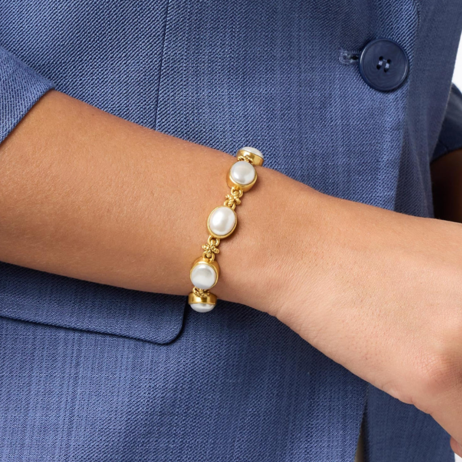 Nassau Pearl Demi Stone Bracelet