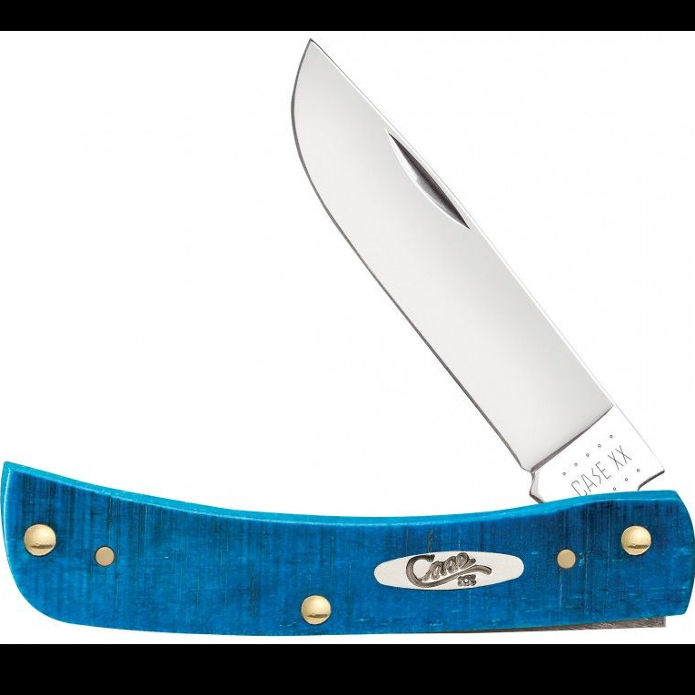 Sod Buster Jr Knife Caribbean Blue Bone