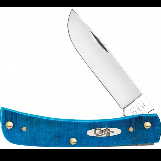 Sod Buster Jr Knife Caribbean Blue Bone