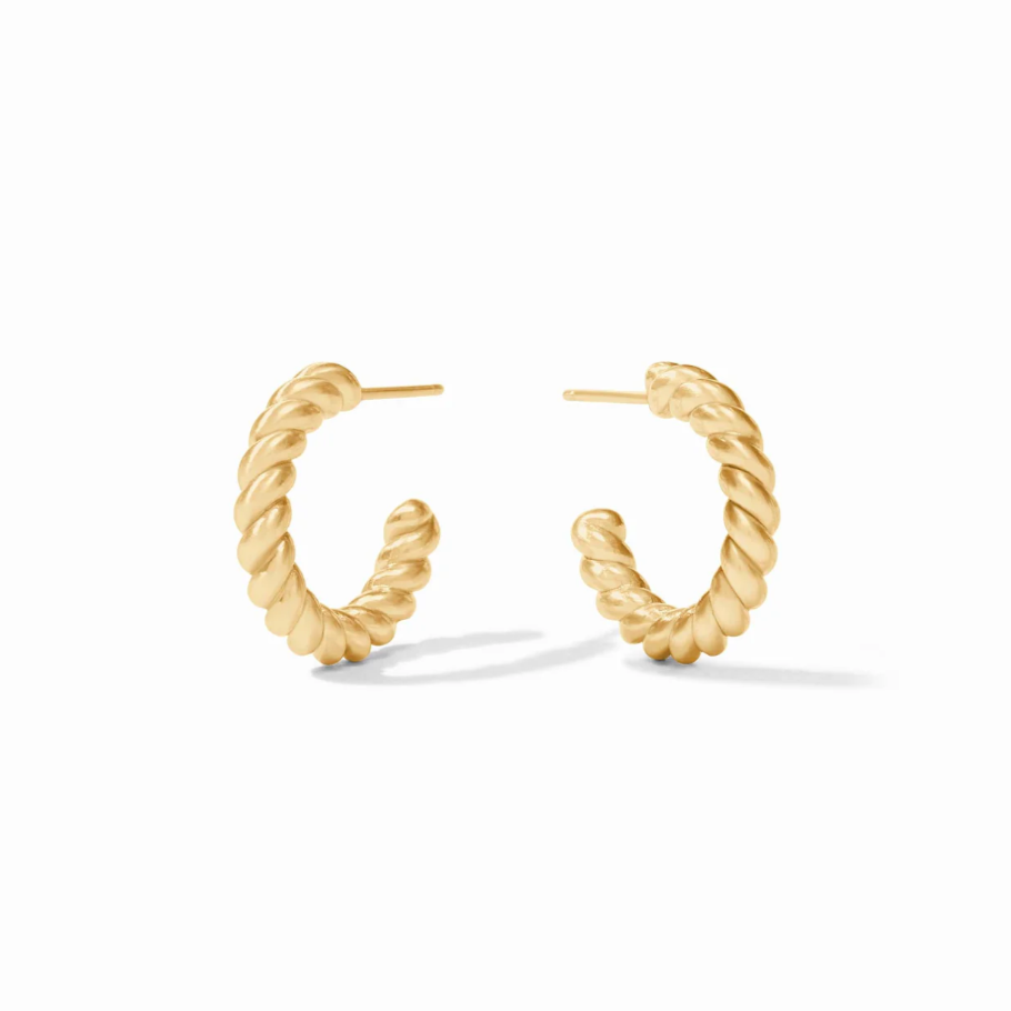 Nassau Gold Hoop Earrings