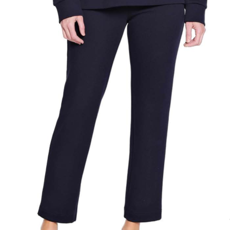 Pull On Knit Pant with Inseam Slit