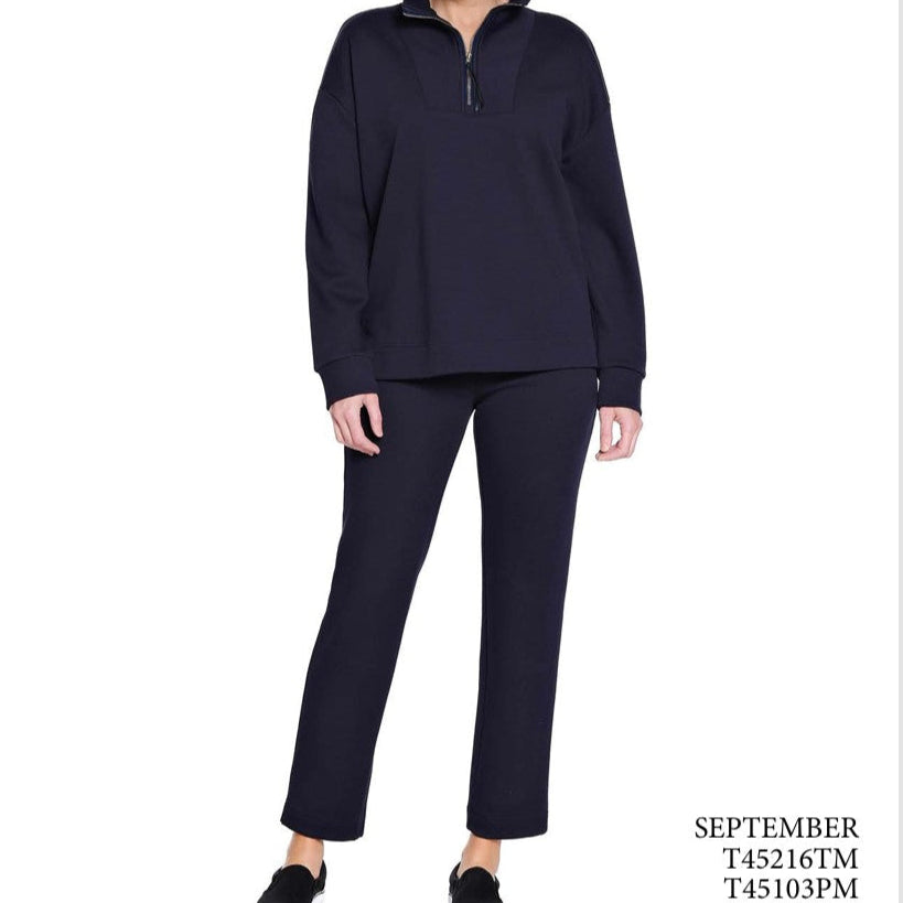 Half Zip Pullover with Side Vents