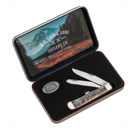 Sportsman Series Gift Set Embellished Smooth Natural Bone Trapper