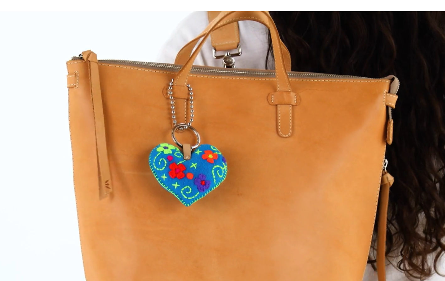 Corazon Grande Turquoise Charm