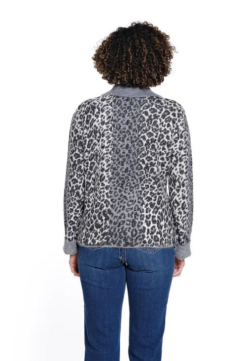Animal Print Cardigan - Multi