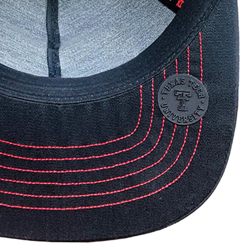Black TEXAS TECH Hat with Double T Logo