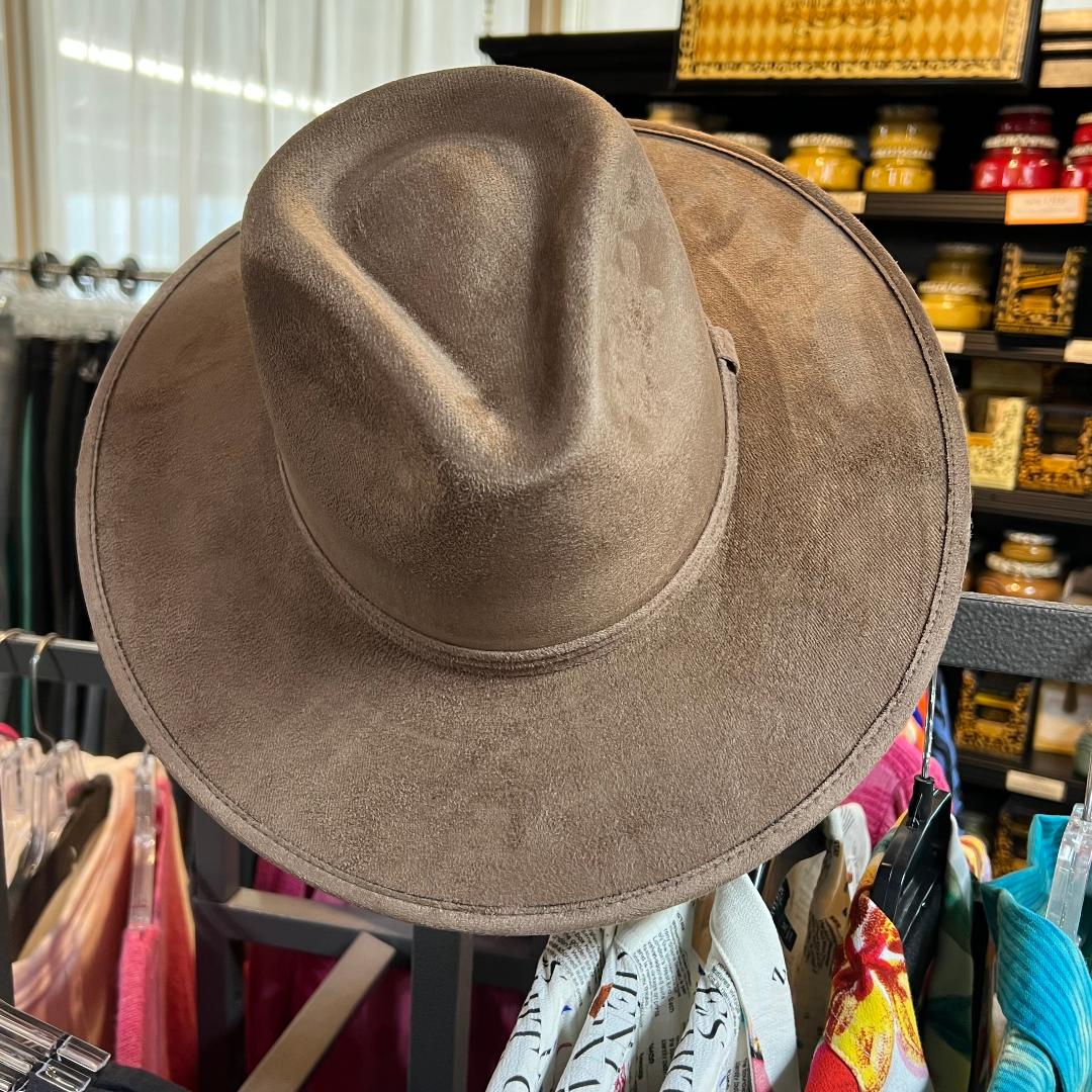 Vegan Suede Rancher Hat - Dusty Roads