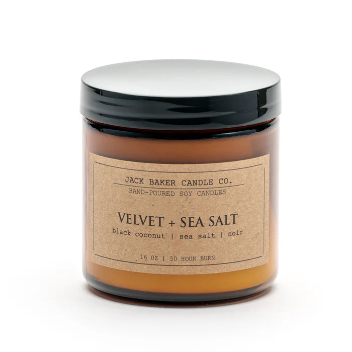 Velvet & Sea Salt Amber Apothecary Collection