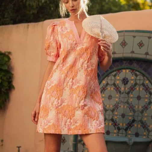 Jodifl Peach Mix Dress
