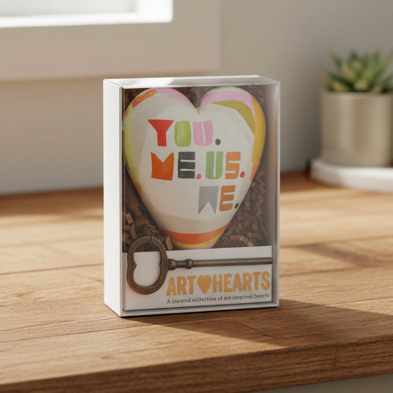 You Me Us We Art Heart