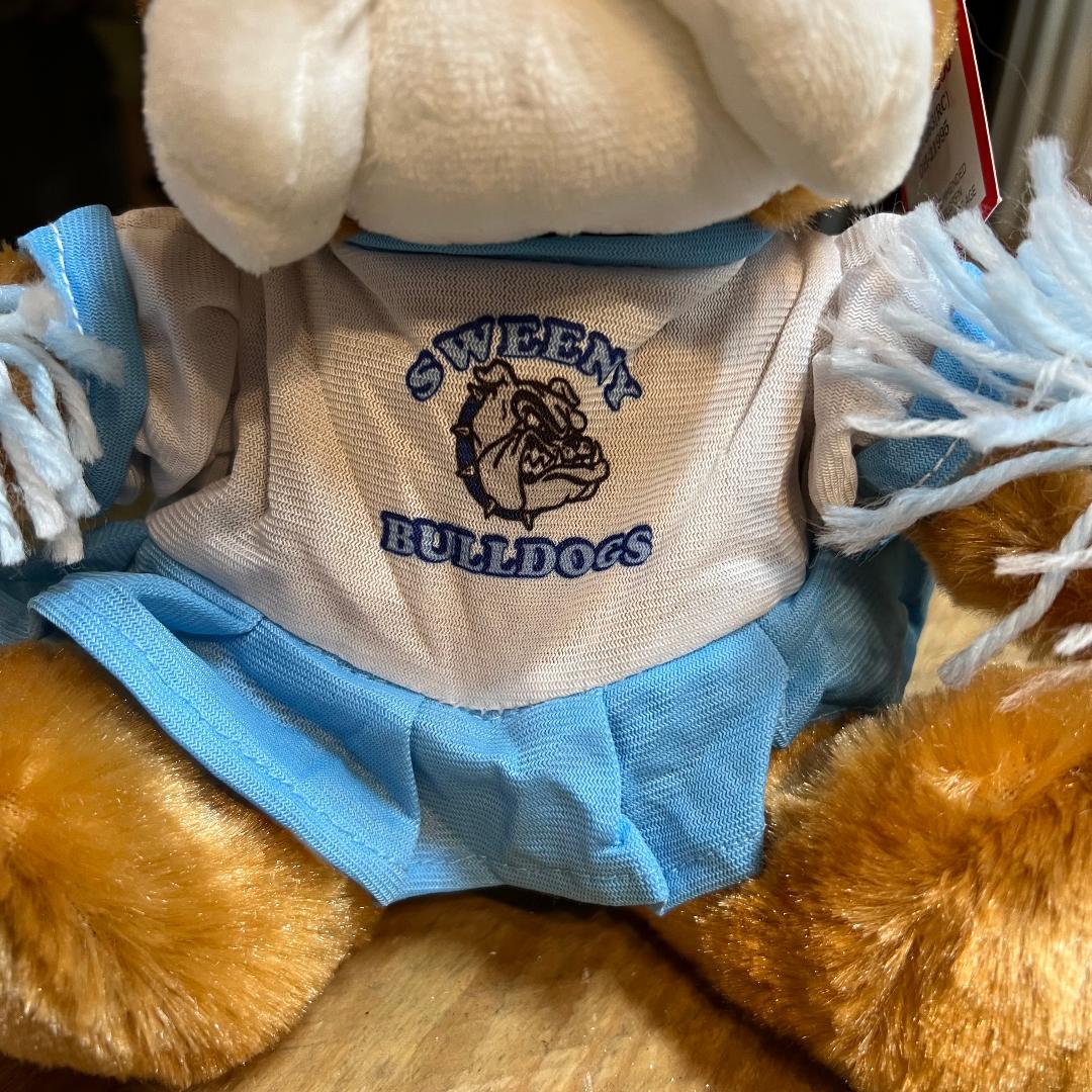 Sweeny Bulldog Cheerleader Plush Pal