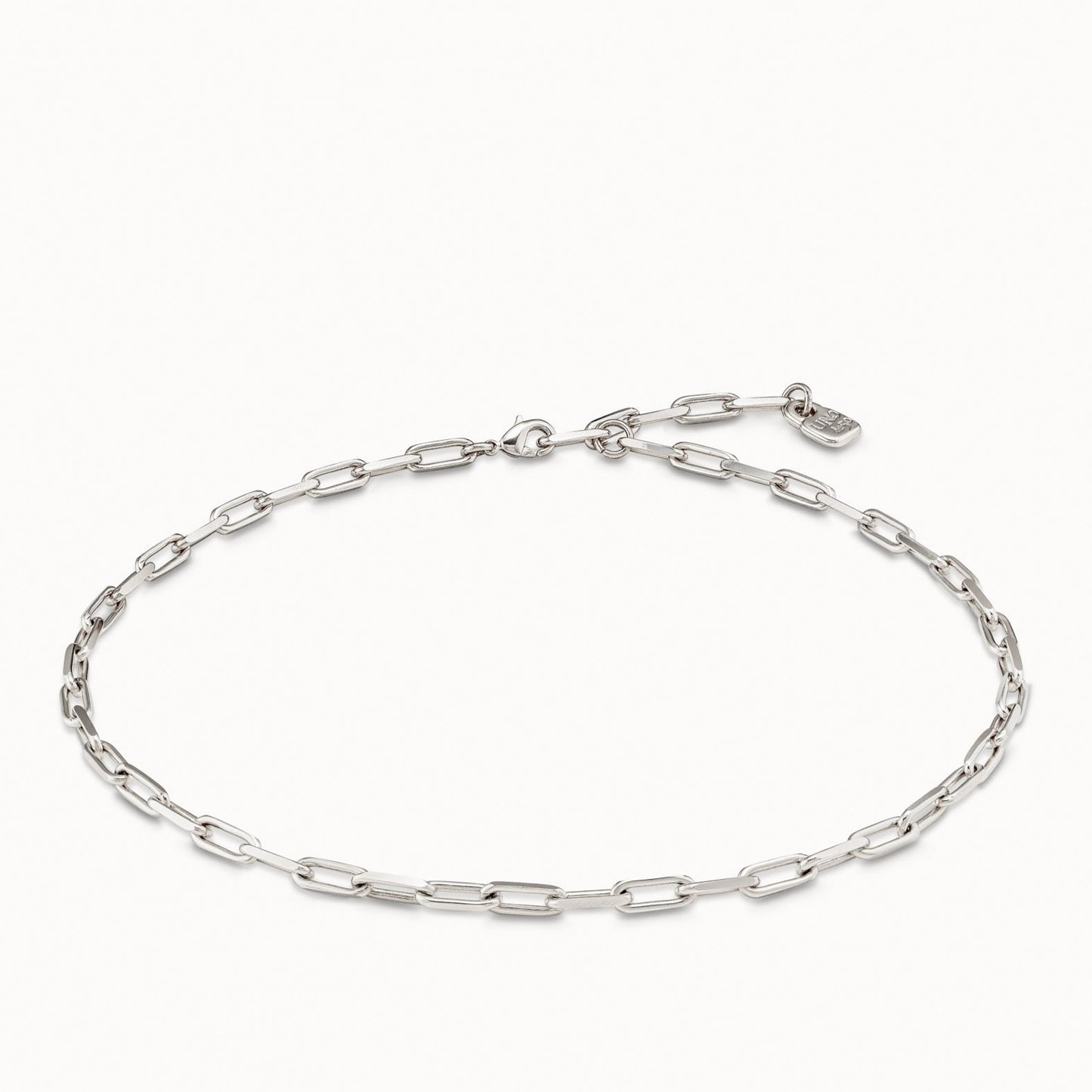 Short Silver Chain Necklace