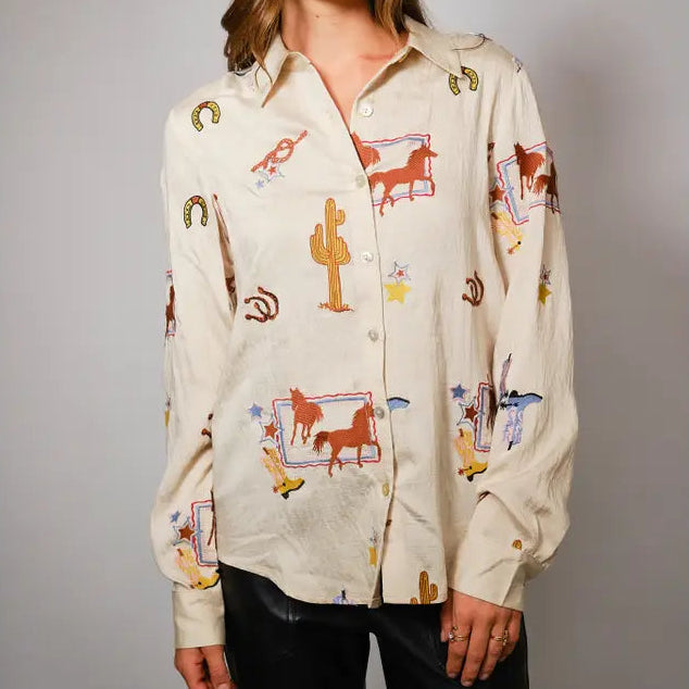 Western Embroidered Shirt