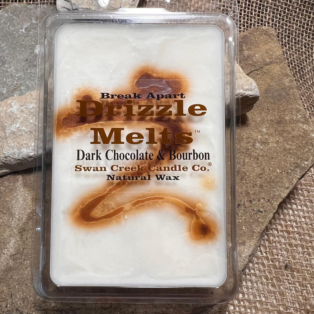 Dark Chocolate & Bourbon Drizzle Melts