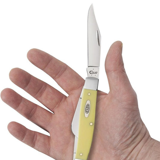 Yellow Synthetic CS Large Stockman Pocket Knife