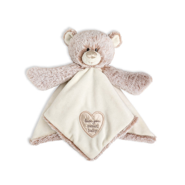 Teddy Rattle Neutral Blankie