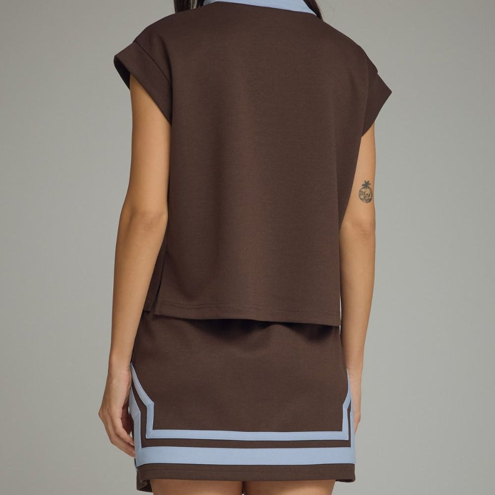 Entro Top and Mini Skirt Set