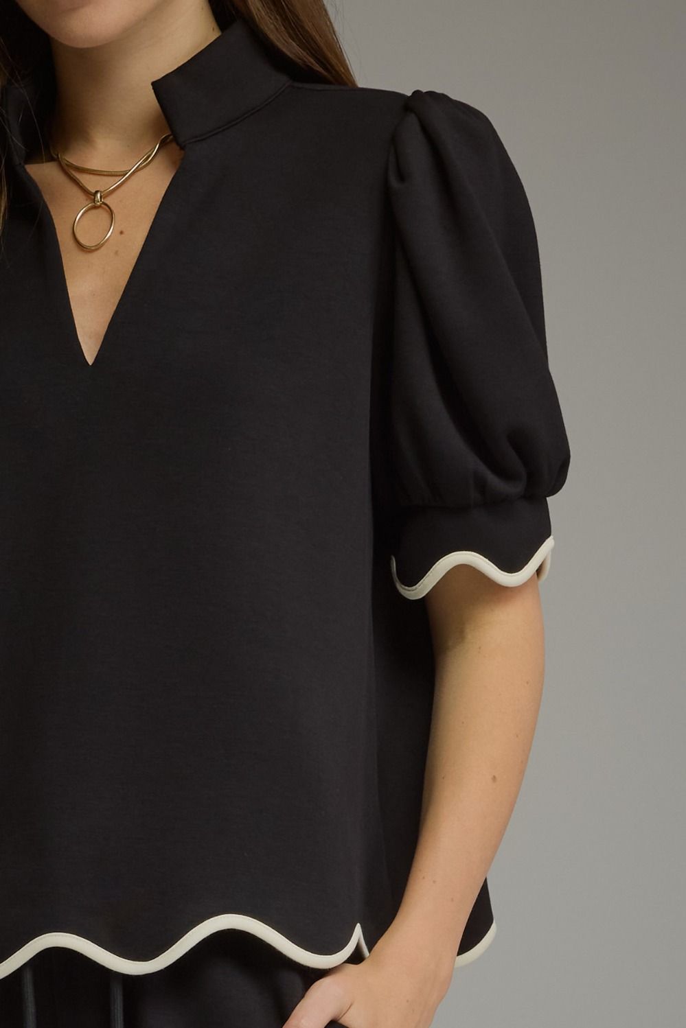 Entro Top and Pant Set - Black