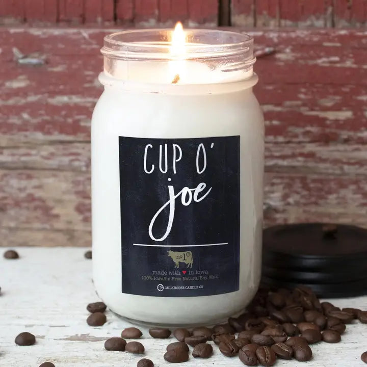 Cup O' Joe Mason Jar Candle