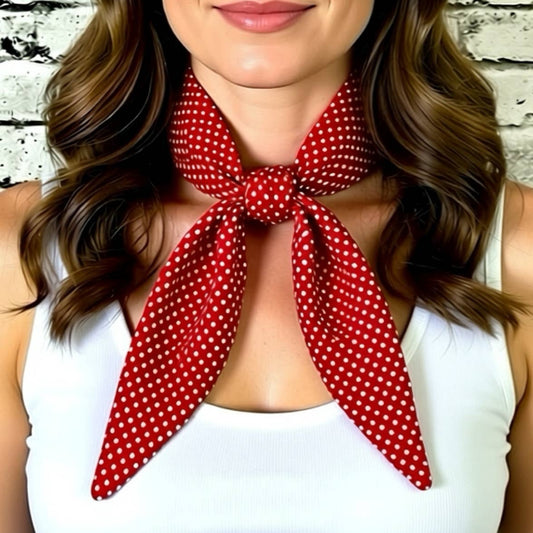 Mini Hearts Ascot Scarf (Limited Edition)