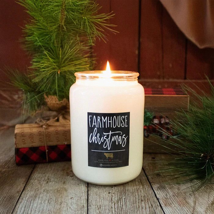 Farmhouse Christmas Soy Candle