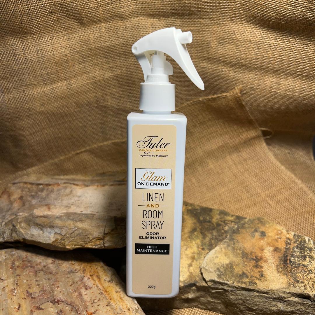 Glam on Demand Linen and Room Spray Odor Eliminator "High Maintenance"