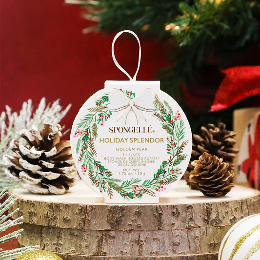 Holiday Splendor Wreath Golden Pear