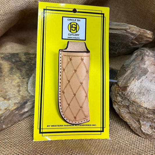 Natural Light Oil Leather Knife Sheath