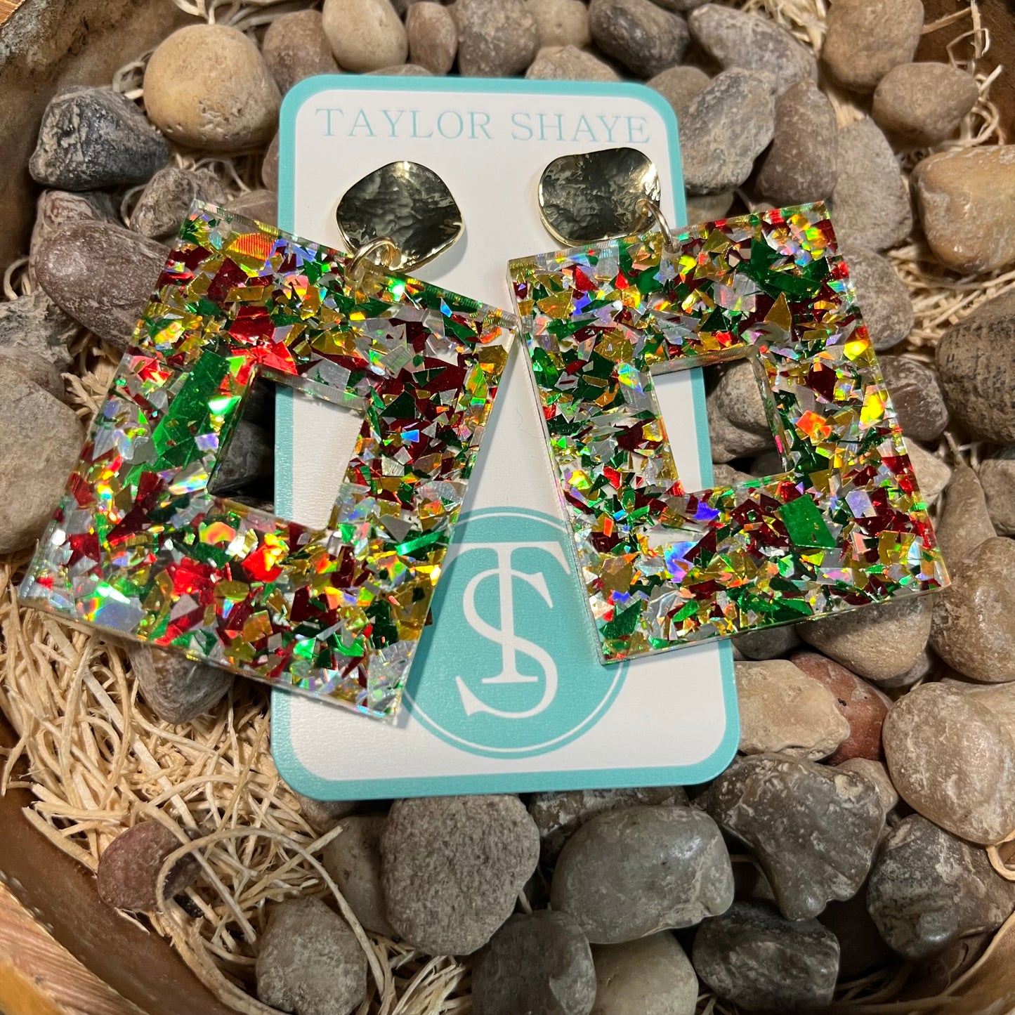 Christmas Flake Naomi Earrings