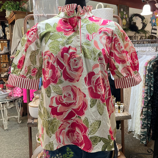Jodifl Puff Sleeve Floral Top