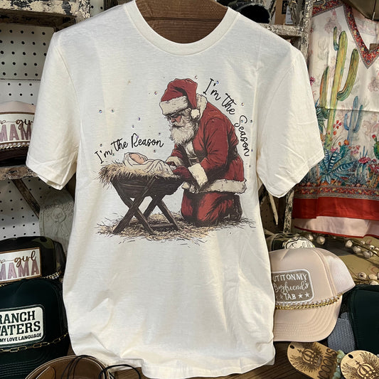 I'm The Reason For Season Tee with Bling