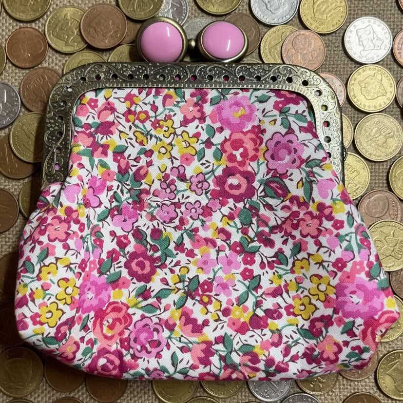 Mini Clutch Coin Purse - Parisian Pink