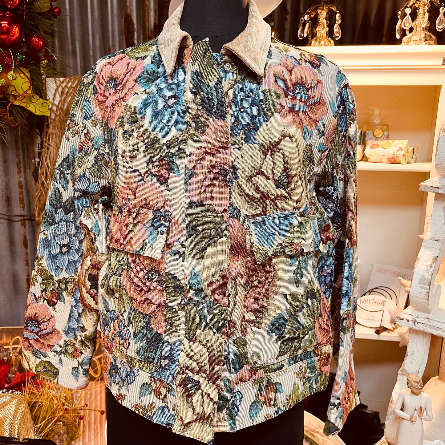 Snap Front Tapestry Jacket