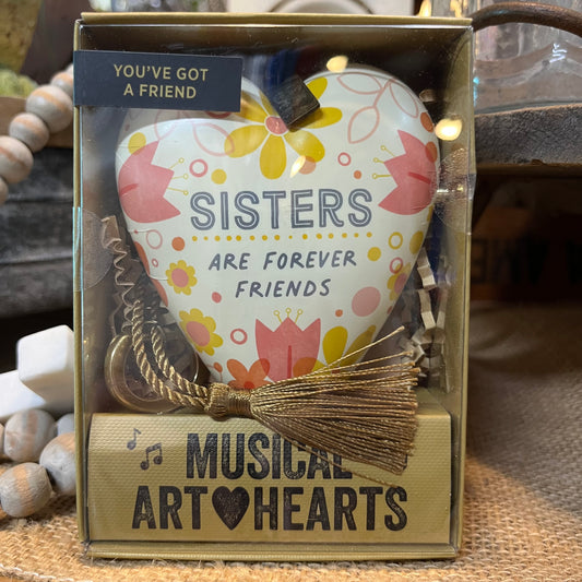 Sisters Forever Musical Art Heart