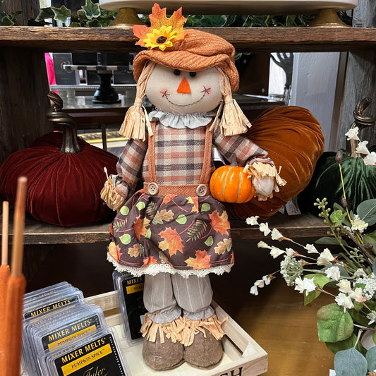 Decor Plush Scarecrow Boy or Girl