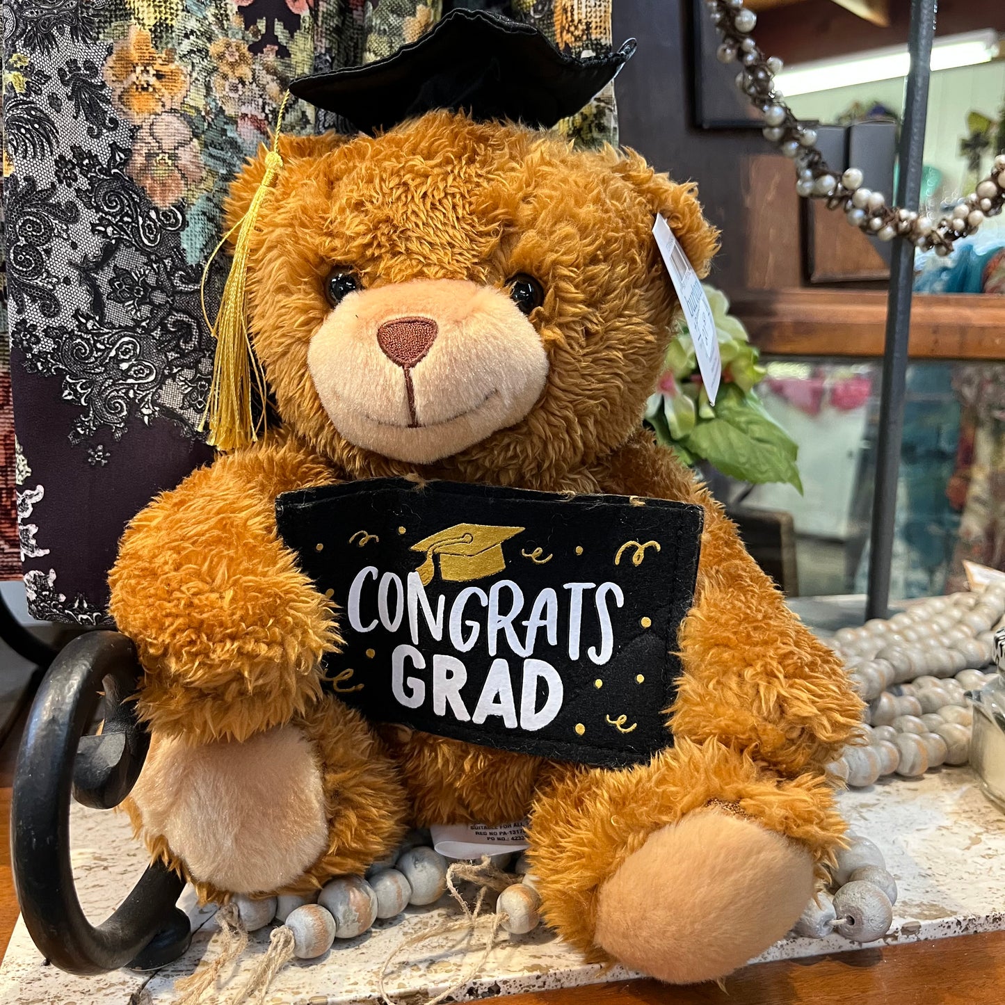 Plush Congrats Grad Bear