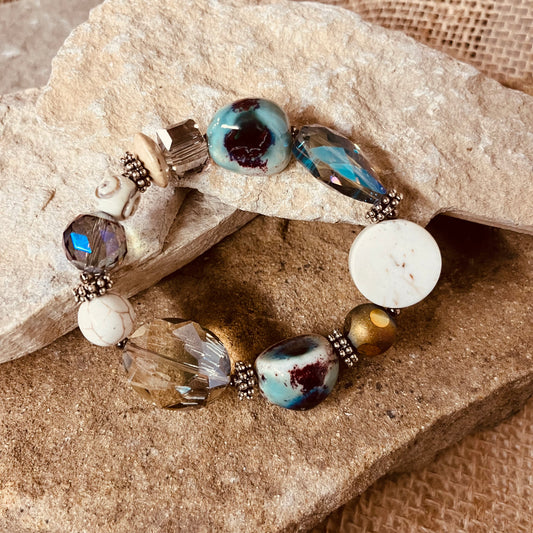 Multi Color Bead Bracelet