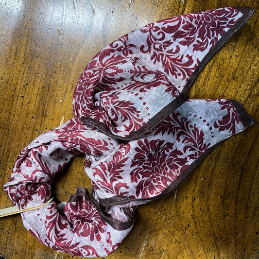 Maroon Filigree Bandana Scarf Wild Rag