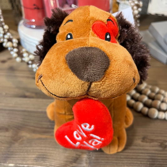 Plush 8" Fetching Love Dog