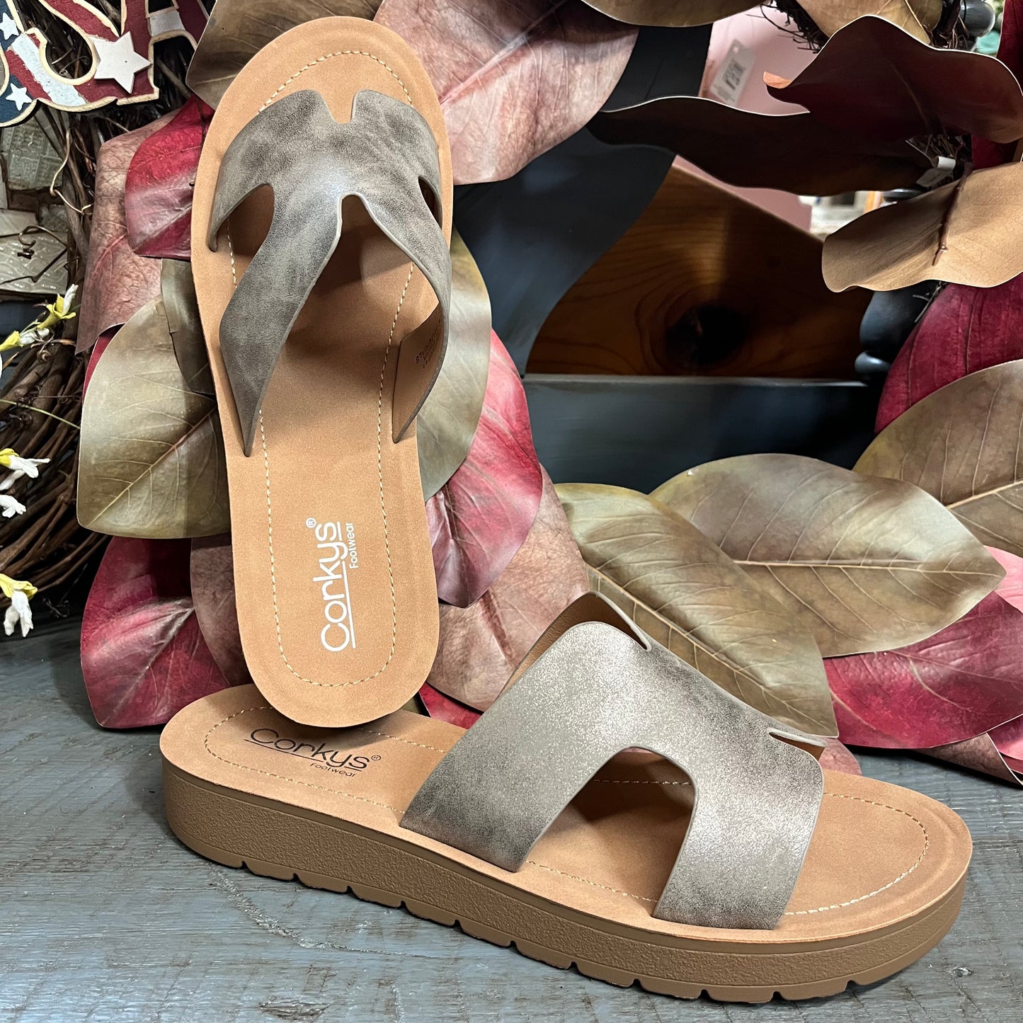 Hold Please Bronze Sandal