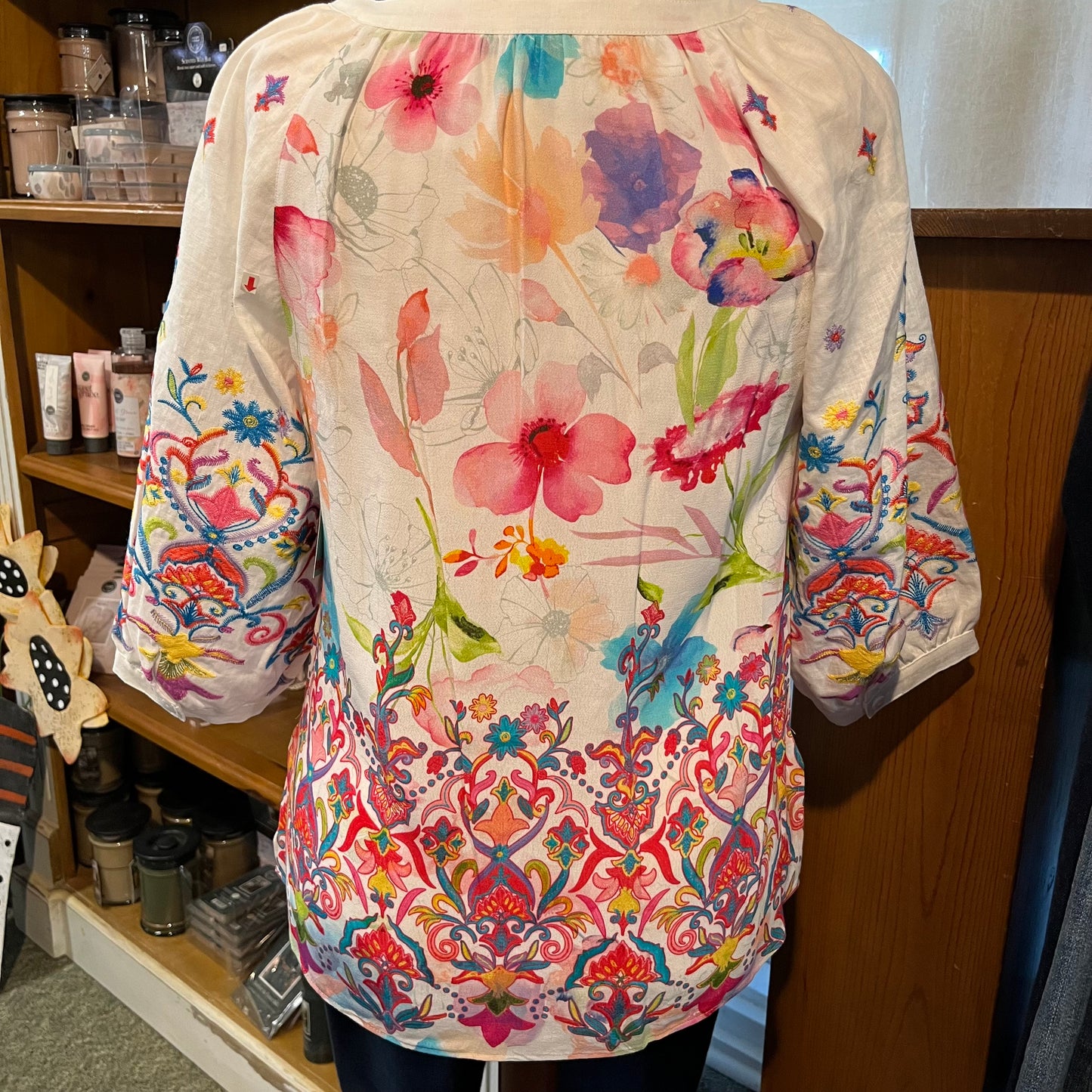 Embellished Tunic with Tassel