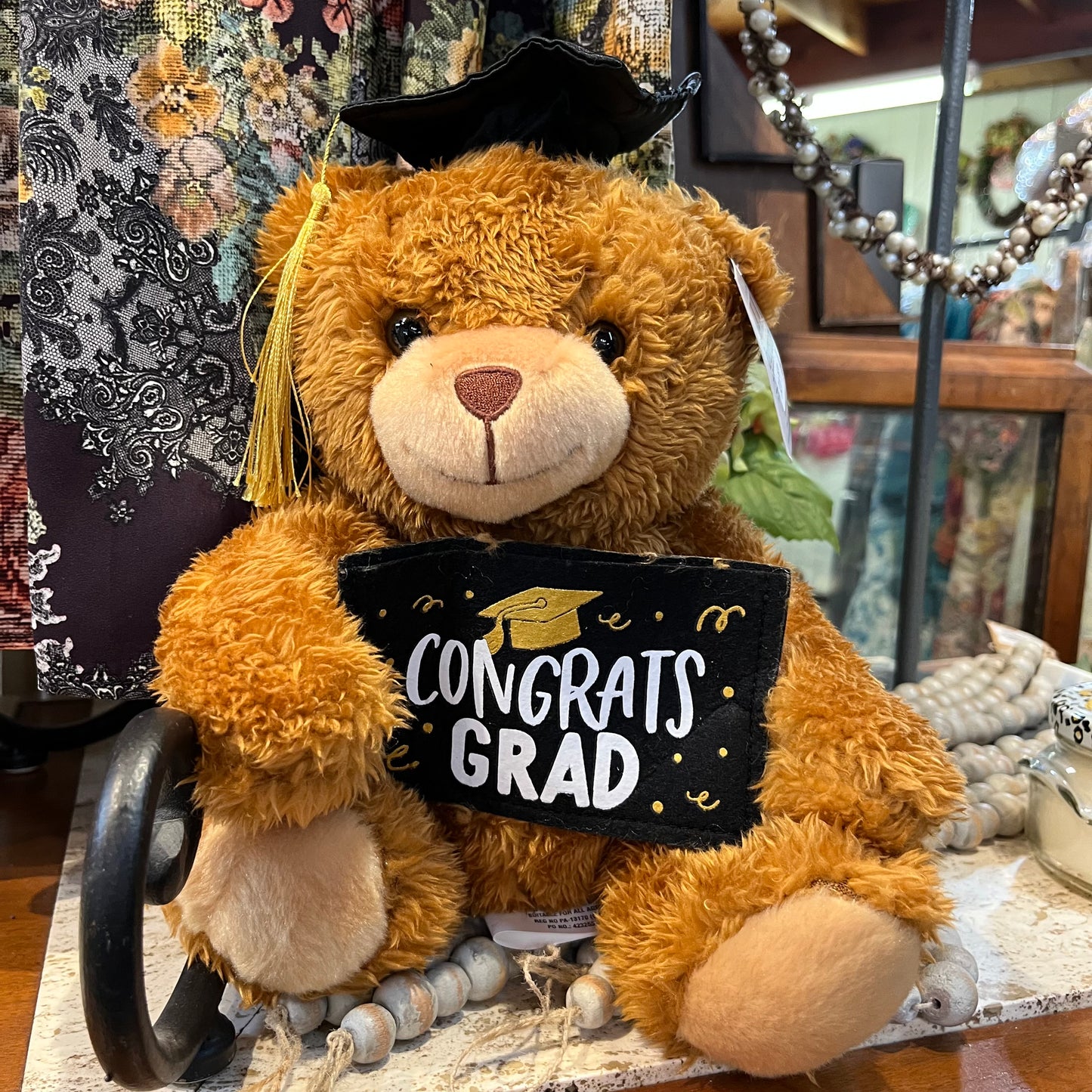 Plush Congrats Grad Bear