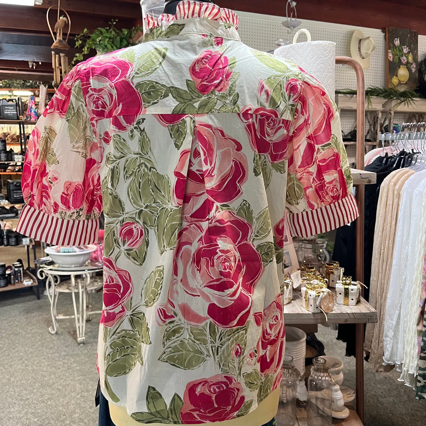 Jodifl Puff Sleeve Floral Top