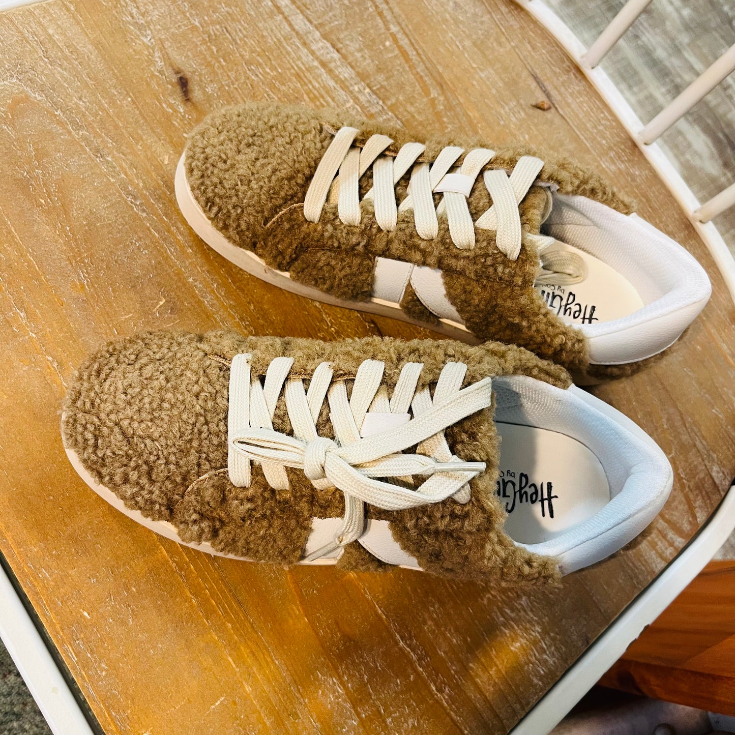 Corkys No Chaser Sneakers Camel Shearling