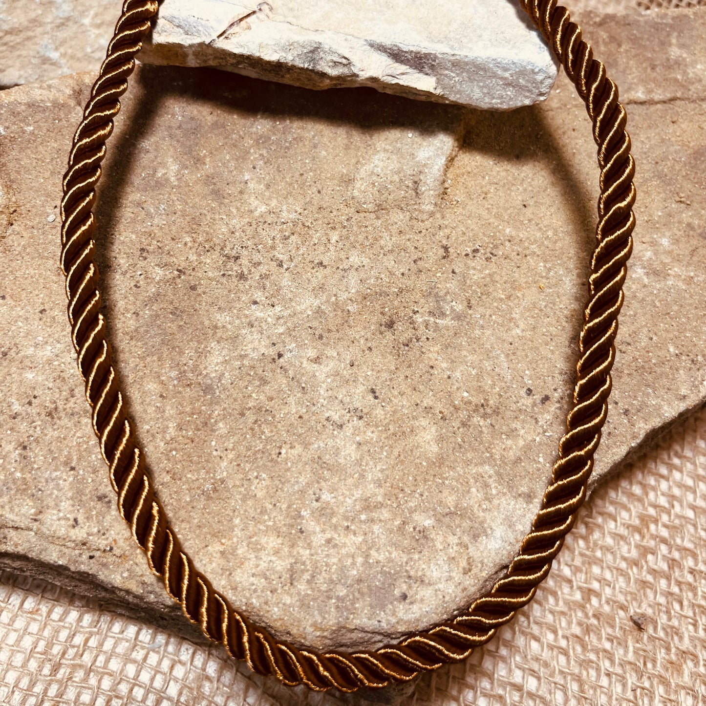 Brown Rope Necklace