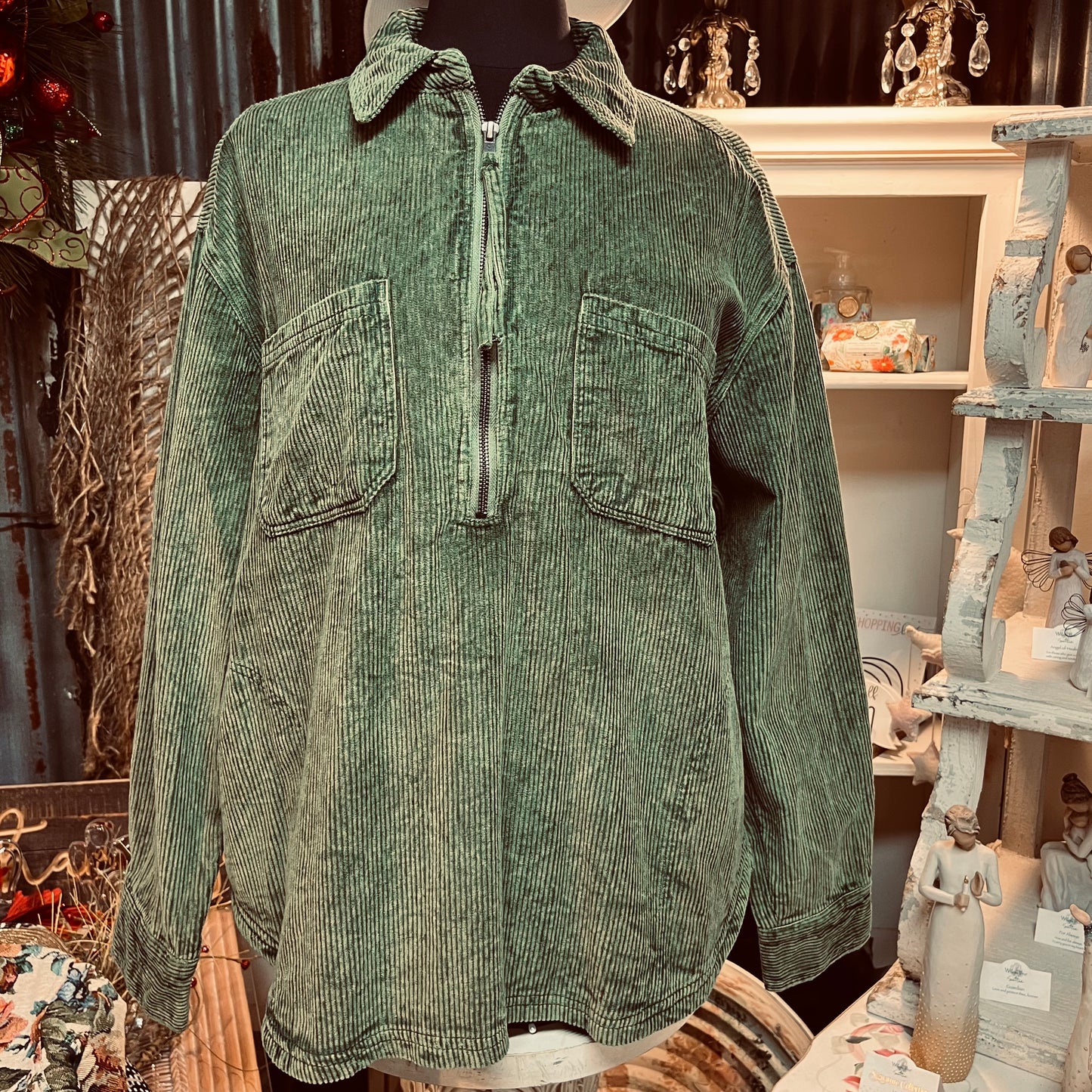 Zip Front Popover Top