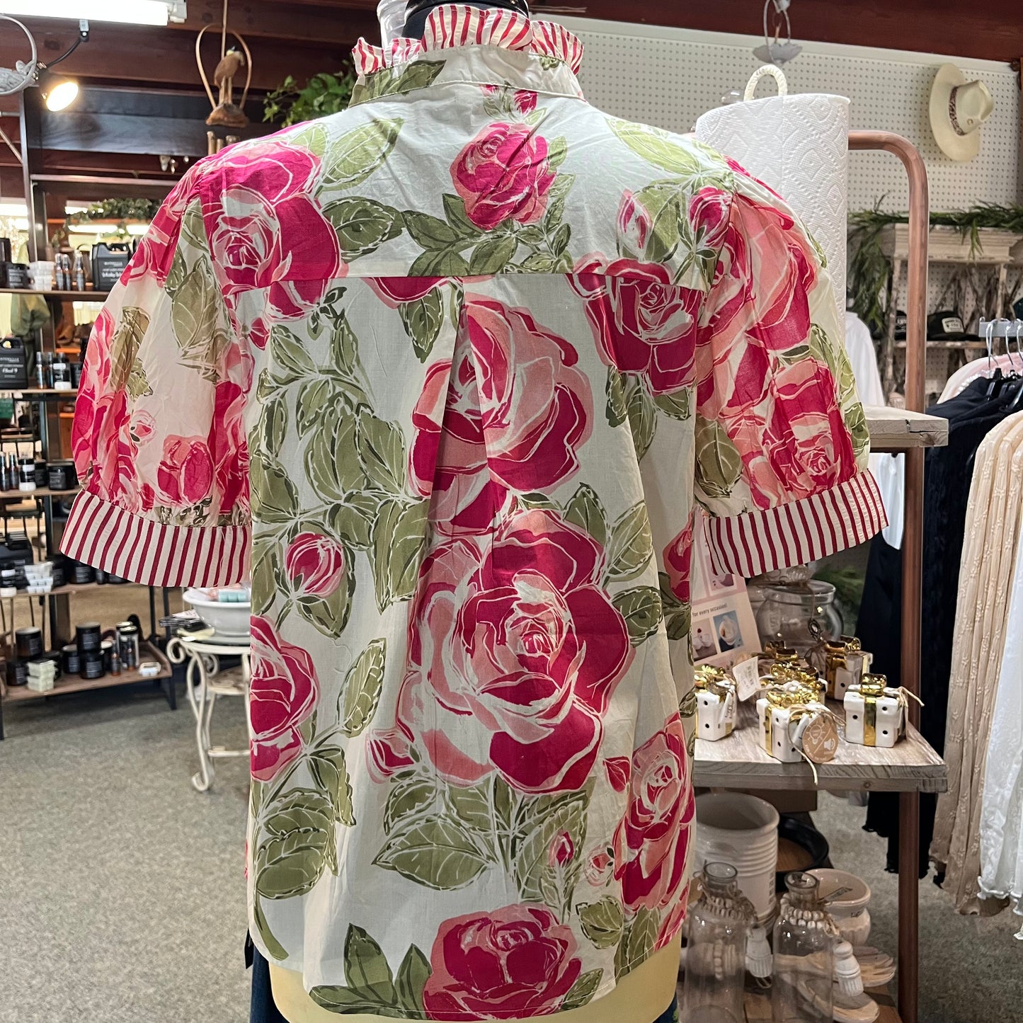 Jodifl Puff Sleeve Floral Top