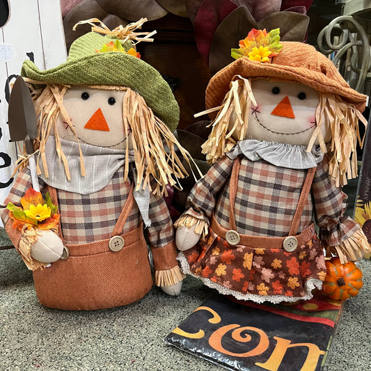 Plush Scarecrow Boy or Girl Large