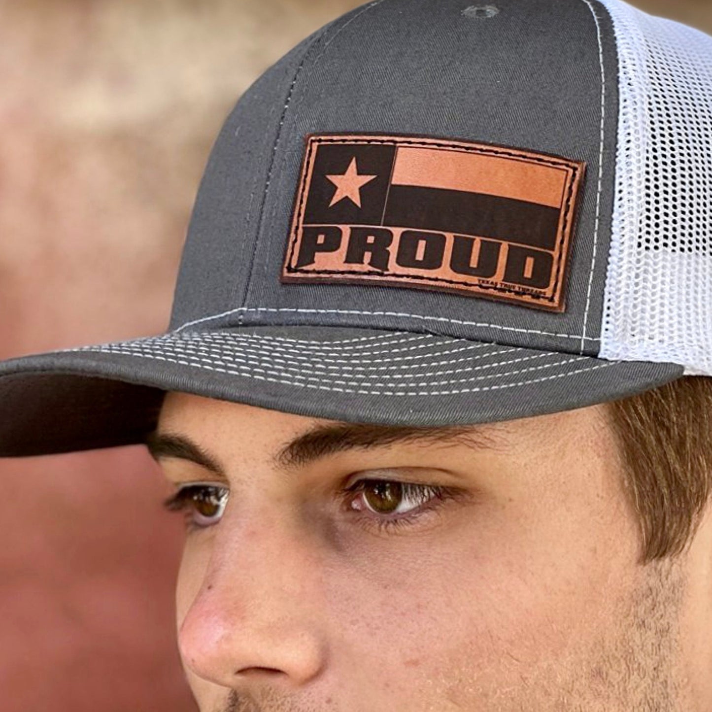 Texas Proud Leather Patch Cap